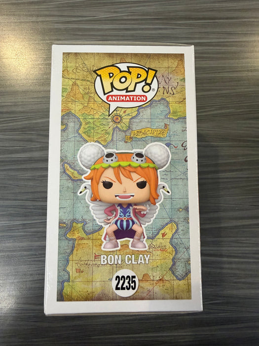 Funko POP! Animation: One Piece - Bon Clay (Funko Sticker/Chalice Pre-Release)(CHASE)(Damaged Box) #2235