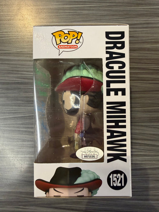 Funko POP! Animation: One Piece - Dracule Mihawk (Funko)(Signed/Steven John Ward/JSA)(Damaged Box) #1521