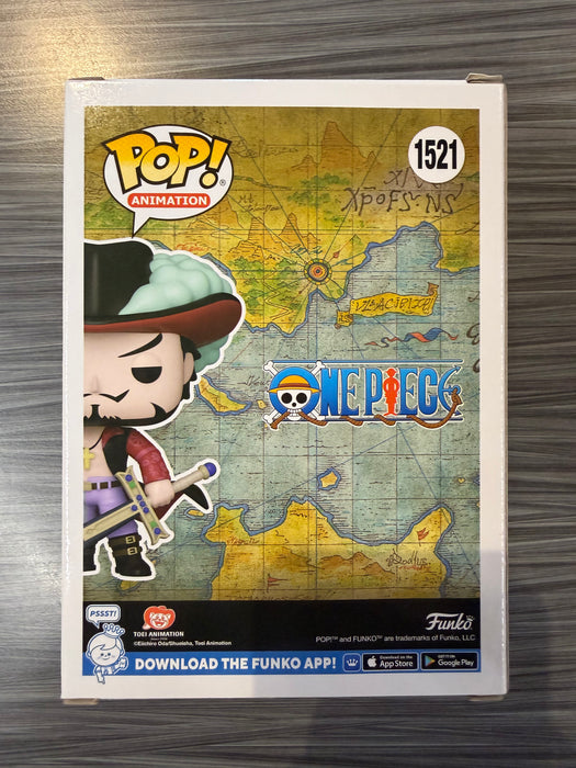 Funko POP! Animation: One Piece - Dracule Mihawk (Funko)(Signed/Steven John Ward/JSA)(Damaged Box) #1521