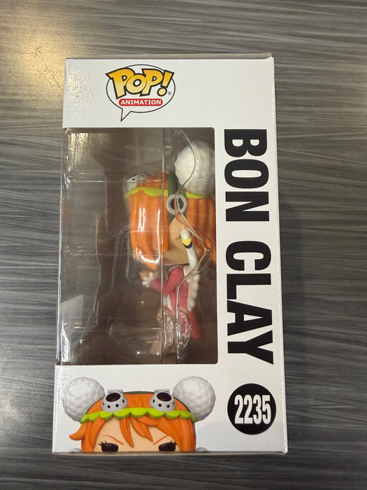 Funko POP! Animation: One Piece - Bon Clay (Funko Sticker/Chalice Pre-Release)(CHASE)(Damaged Box) #2235