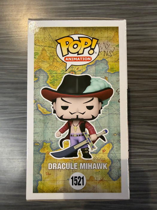 Funko POP! Animation: One Piece - Dracule Mihawk (Funko)(Signed/Steven John Ward/JSA)(Damaged Box) #1521