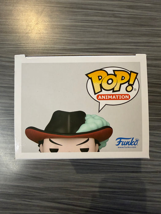 Funko POP! Animation: One Piece - Dracule Mihawk (Funko)(Signed/Steven John Ward/JSA)(Damaged Box) #1521