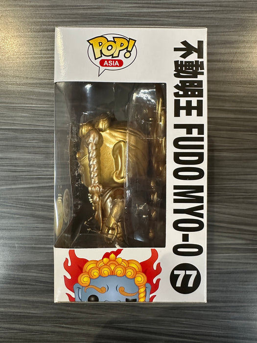 Funko POP! Asia: Legendary Creatures and Myths - Fudo Myo-O [Gold] (Three Tides Tattoo)(CHASE)(Damaged Box)[A] #77