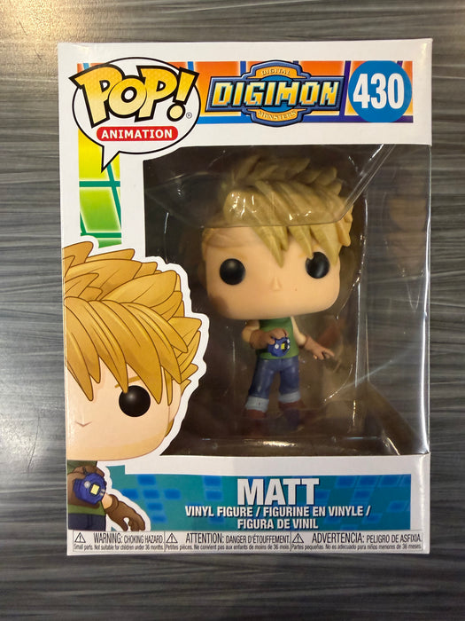 Funko POP! Animation: Digimon - Matt (Damaged Box) #430