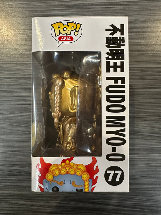 Funko POP! Asia: Legendary Creatures and Myths - Fudo Myo-O [Gold] (Three Tides Tattoo)(CHASE)(Damaged Box)[B] #77