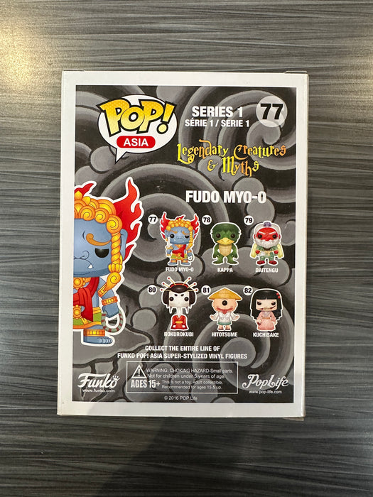 Funko POP! Asia: Legendary Creatures and Myths - Fudo Myo-O [Gold] (Three Tides Tattoo)(CHASE)(Damaged Box)[B] #77
