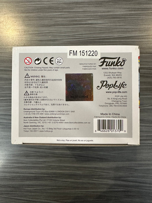 Funko POP! Asia: Legendary Creatures and Myths - Fudo Myo-O [Gold] (Three Tides Tattoo)(CHASE)(Damaged Box)[B] #77