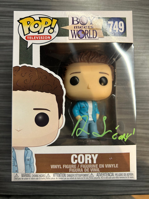 Funko POP! Television: Boy Meets World - Cory (Signed/Ben Savage/JSA) #749