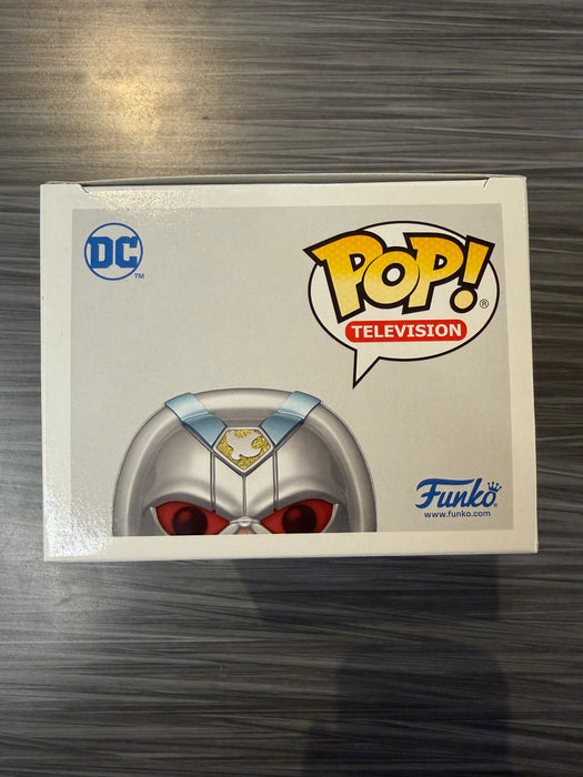 Funko POP! Television: Peacemaker [With Shield](2022 Wondrous Convention)(Signed/ John Cena/ JSA)(7BAP 105Pcs)(Damaged Box) #1237