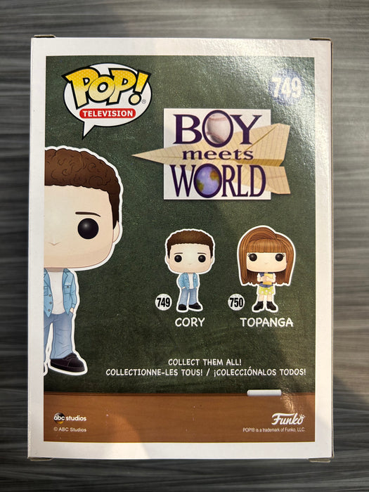 Funko POP! Television: Boy Meets World - Cory (Signed/Ben Savage/JSA) #749