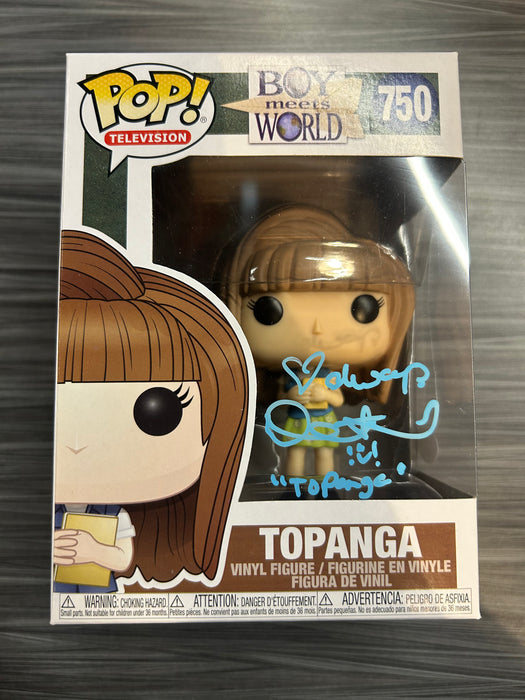 Funko POP! Television: Boy Meets World - Topanga (Signed/Danielle Fisher/JSA)(Damaged Box) #750