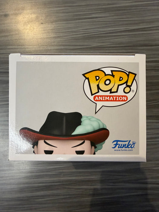 Funko POP! Animation: One Piece - Dracule Mihawk (Funko)(Signed/Steven John Ward/JSA)(Damaged Box) #1521