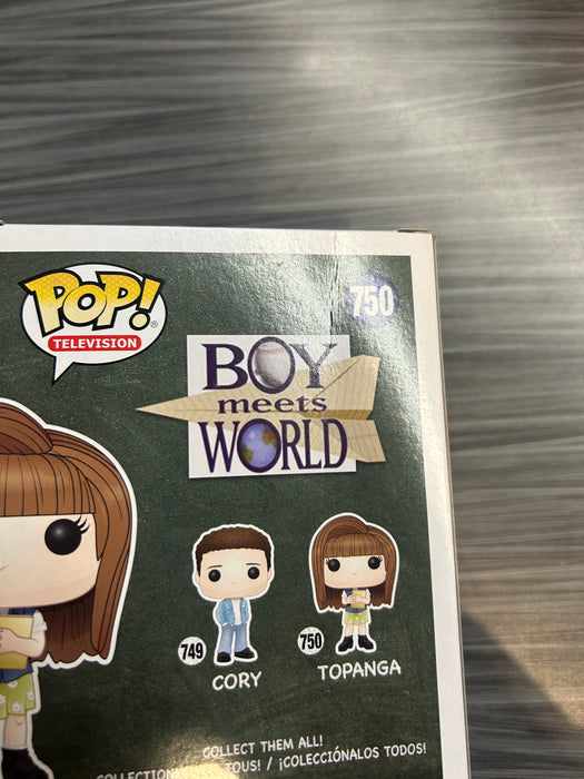 Funko POP! Television: Boy Meets World - Topanga (Signed/Danielle Fisher/JSA)(Damaged Box) #750