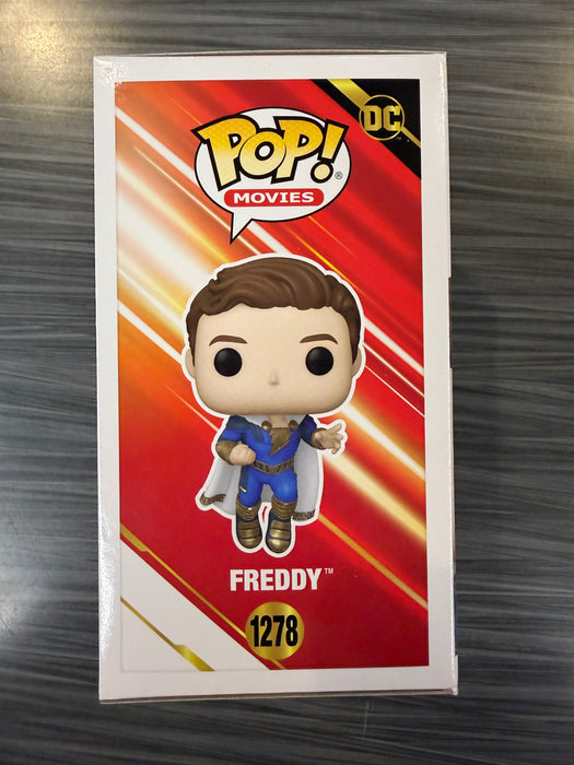 Funko POP! Movies: Shazam! Fury Of The Gods - Freddy (Signed/ Jack Dylan Grazer/ Beckett) #1278