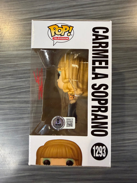 Funko POP! Television: Sopranos - Carmela Soprano (Signed/ Eddie Falco/ Beckett) #1293