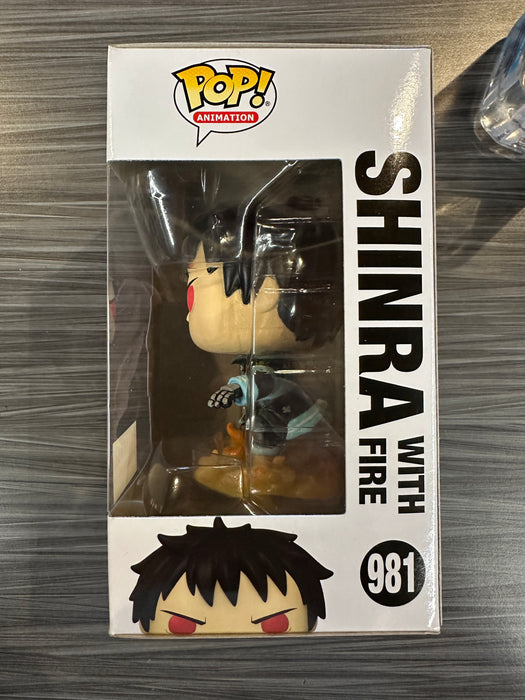 Funko POP! Animation: Fire Force - Shinra w/ Fire (GiTD)(BoxLunch)(Damaged Box)[C] #981