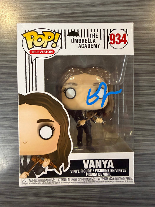 Funko POP! Television: The Umbrella Academy - Vanya (Signed/ Ellen Page/ Beckett) #934