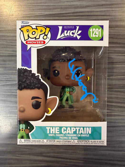 Funko POP! Movies: Luck - The Captain (Signed/ Whoopi Goldberg/ Beckett) #1291