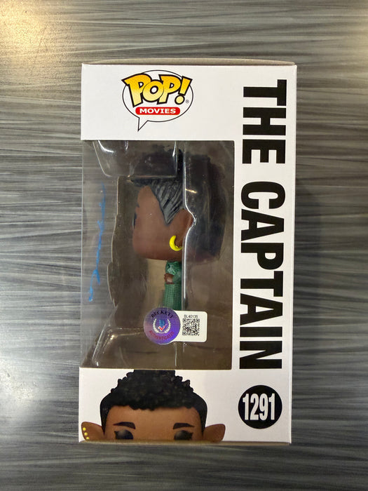 Funko POP! Movies: Luck - The Captain (Signed/ Whoopi Goldberg/ Beckett) #1291