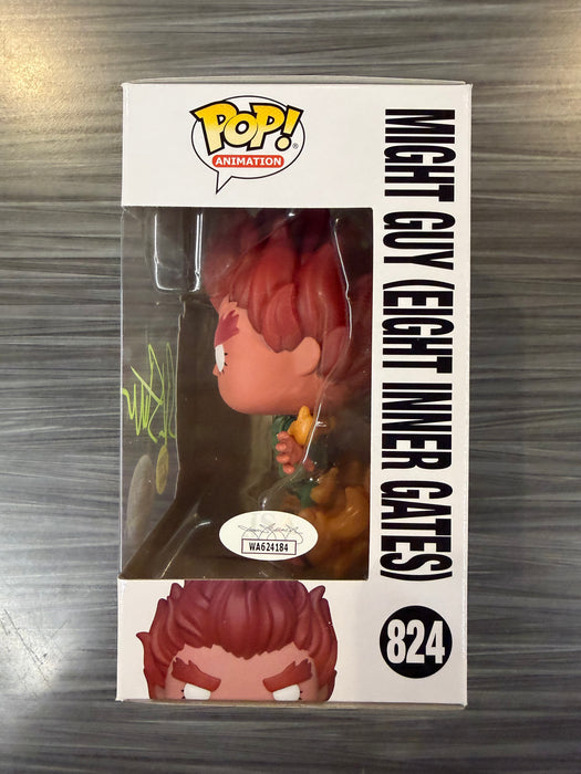 Funko POP! Animation: Naruto Shippuden - Might Guy [Eight Inner Gates] (GiTD)(Special Edition)(Signed/Skip Stellrecht/JSA) #824