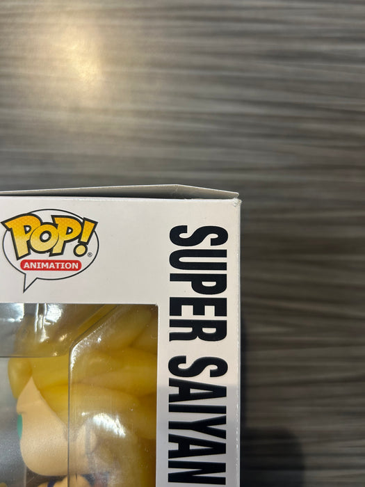 Funko POP! Animation: Dragon Ball Z - Super Saiyan 3 Goku (GiTD)(GameStop)(Damaged Box*)  #492
