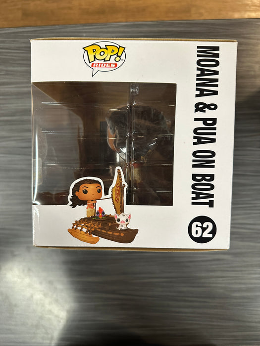 Funko POP Rides! Moana & Pua on Boat (2019 Summer Convention)(Damaged Box) [A] #62