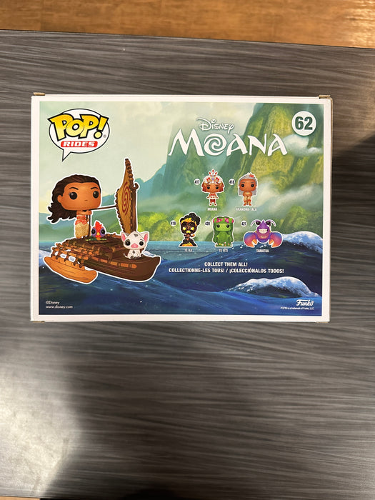 Funko POP Rides! Moana & Pua on Boat (2019 Summer Convention)(Damaged Box) [A] #62