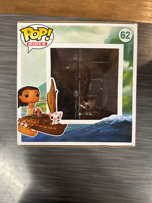 Funko POP Rides! Moana & Pua on Boat (2019 Summer Convention)(Damaged Box) [A] #62