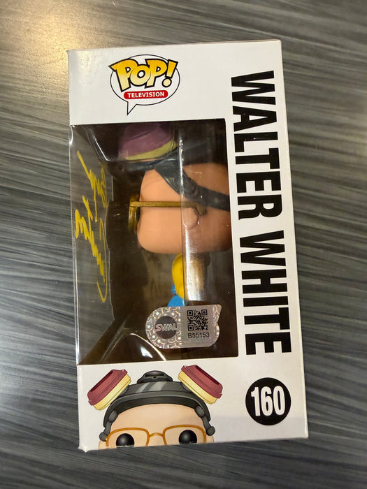 Funko POP! Television: Breaking Bad - Walter White (Signed/ Bryan Cranston/ SWAU)(Damaged Box) #160