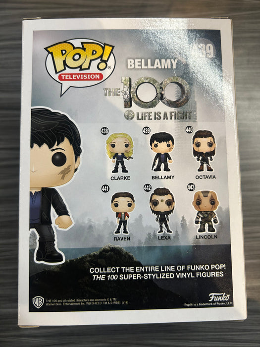 Funko POP! Television: The 100 Life Is A Fight - Bellamy (Signed/ Bob Morley/ JSA)(Damaged Box) #439
