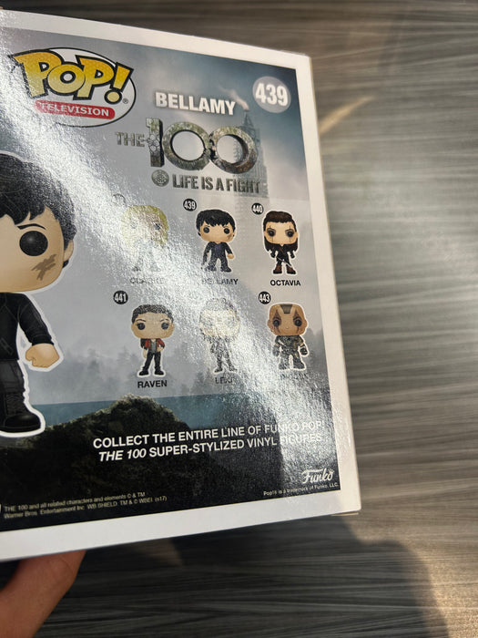 Funko POP! Television: The 100 Life Is A Fight - Bellamy (Signed/ Bob Morley/ JSA)(Damaged Box) #439