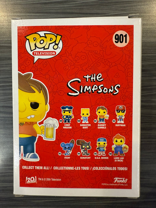 Funko POP! Television: The Simpsons - Barney Gumble (Signed/Dan Castellaneta/PSA) #901