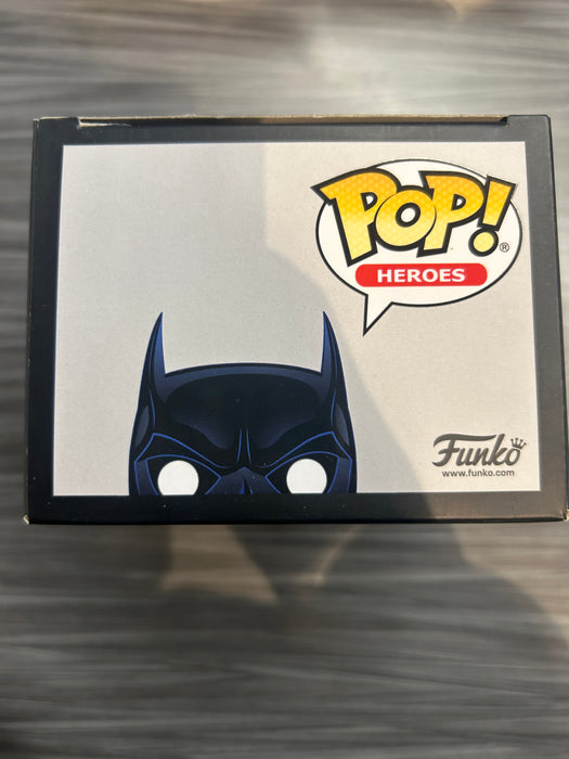 Funko POP! Heroes: Batman [Forever][Batman 80 Years](Signed/ Christian Bale/ Beckett)(Damaged Box) #289