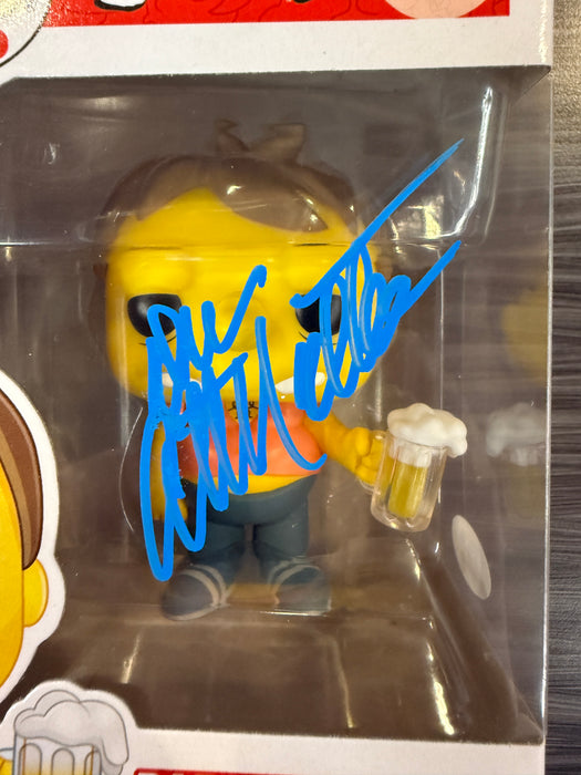 Funko POP! Television: The Simpsons - Barney Gumble (Signed/Dan Castellaneta/PSA) #901