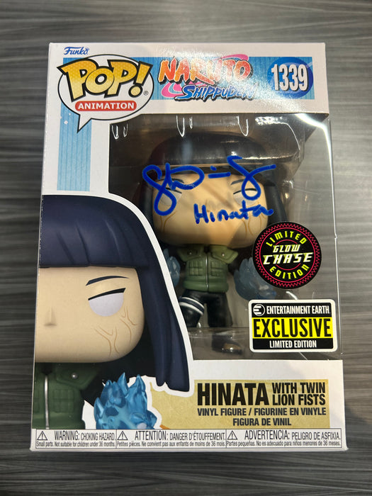 Funko POP! Animation: Naruto Shippuden - Hinata with Twin Lion Fists (Entertainment Earth)(CHASE)(Signed/Stephanie Sheh/JSA) #1339