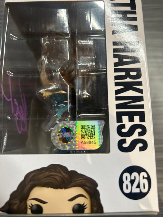 Funko POP! Wandavision: Agatha Harkness (Signed/Kathryn Hahn/SWAU)(Damaged Box) #826