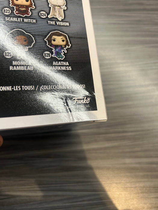 Funko POP! Wandavision: Agatha Harkness (Signed/Kathryn Hahn/SWAU)(Damaged Box) #826
