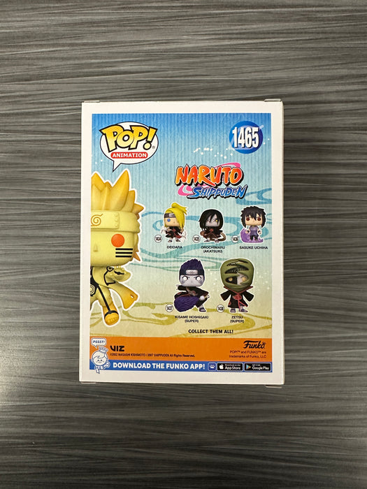 Funko POP! Animation: Naruto Shippuden - Naruto Uzumaki (Kurama Link Mode)(GiTD)(CHASE)(AAA Exclusive)(Signed/Maile Flanagan/JSA) #1465