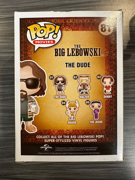 Funko POP! Movies: The Big Lebowski - The Dude (Damaged Box*) #81