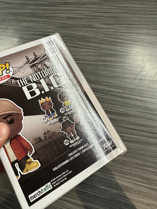 Funko POP! Rocks: The Notorious B.I.G. - Notorious B.I.G. w/ Champagne (Hot Topic)(5000 PCS)(Damaged Box) [A] #153