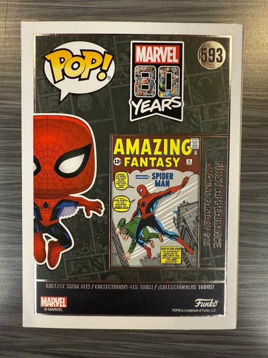 Funko POP! Marvel 80 Years: Spider-Man (Signed/Andrew Garfield/PSA) #593