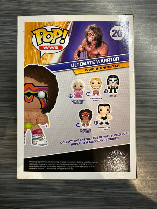Funko POP! WWE: Ultimate Warrior (Damaged Box) [A] #20