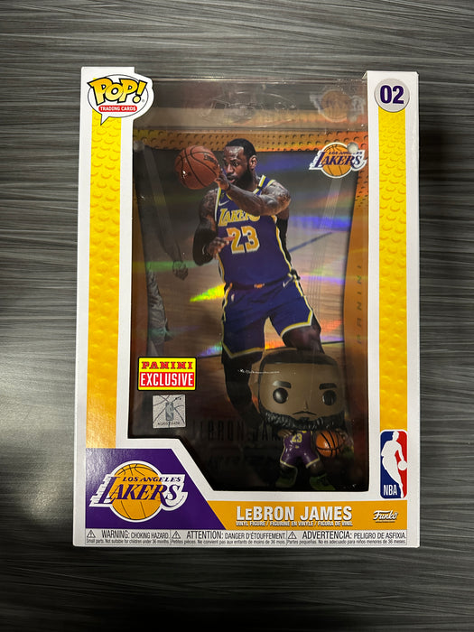 Funko POP! Trading Cards: Lakers - Lebron James [Prizm] (Panini Exclusive)(Damaged Box) [B] #02