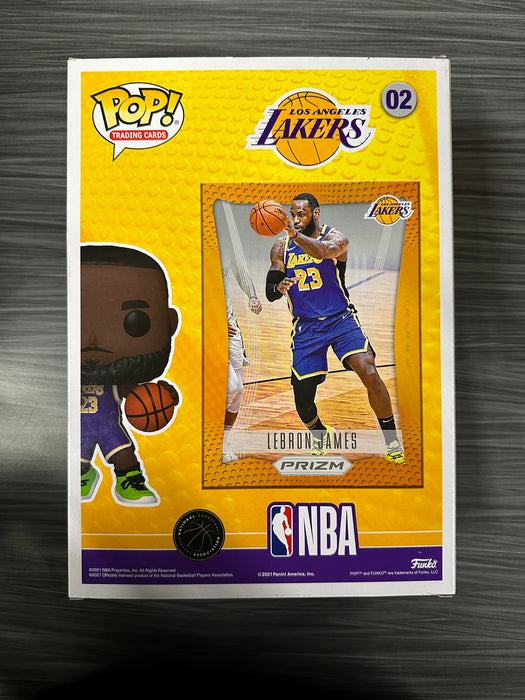 Funko POP! Trading Cards: Lakers - Lebron James [Prizm] (Panini Exclusive)(Damaged Box) [B] #02