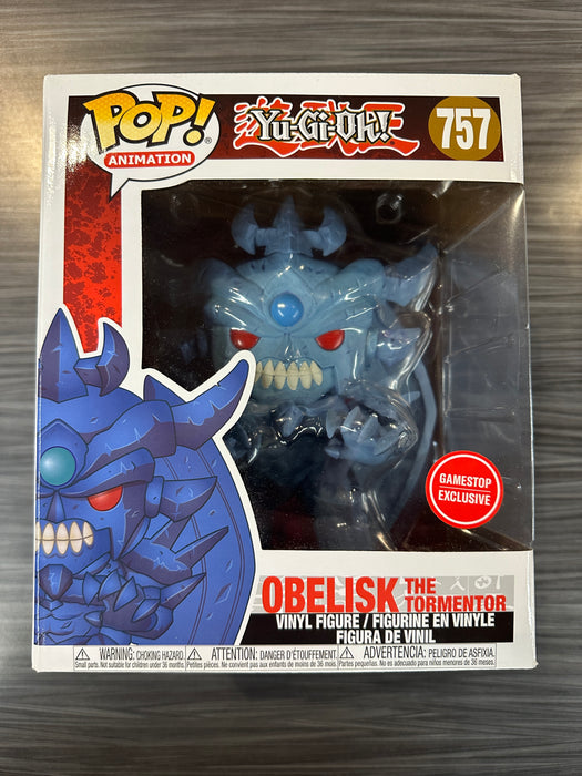 Funko POP! Animation: Yu-Gi-Oh! - Obelisk The Tormentor (GameStop Round Sticker)(Damaged Box) [B] #757