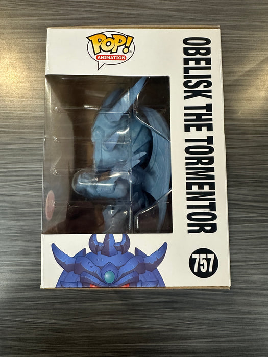 Funko POP! Animation: Yu-Gi-Oh! - Obelisk The Tormentor (GameStop Round Sticker)(Damaged Box) [B] #757