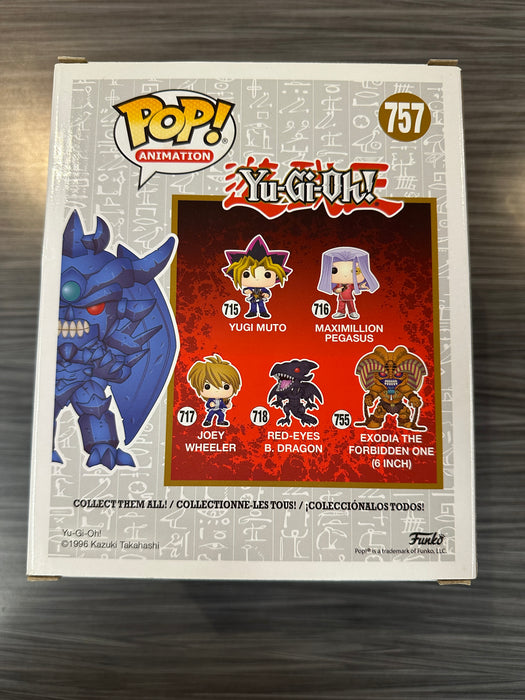 Funko POP! Animation: Yu-Gi-Oh! - Obelisk The Tormentor (GameStop Round Sticker)(Damaged Box) [B] #757