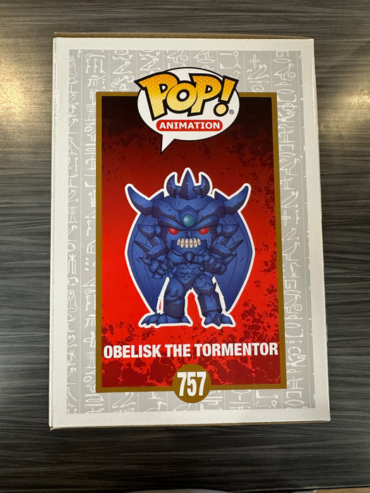 Funko POP! Animation: Yu-Gi-Oh! - Obelisk The Tormentor (GameStop Round Sticker)(Damaged Box) [B] #757
