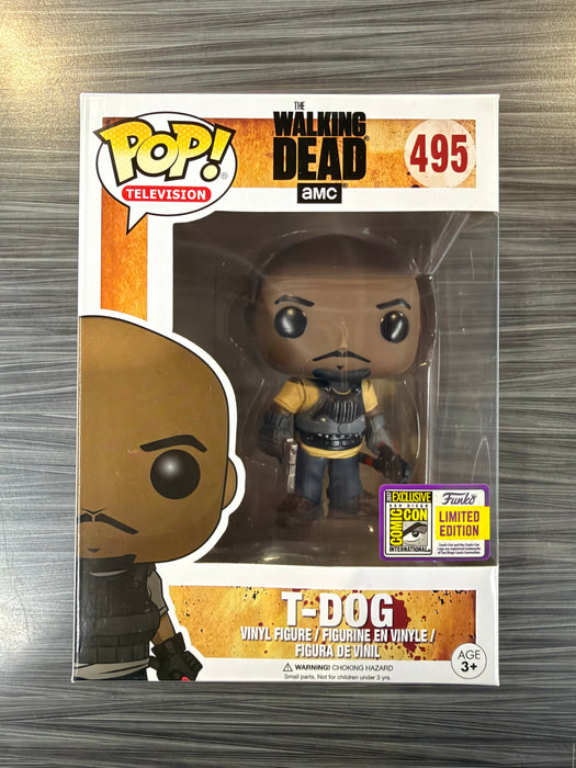 Funko POP! Television: The Walking Dead - T-Dog (2017 SDCC)(Damaged Box) #495