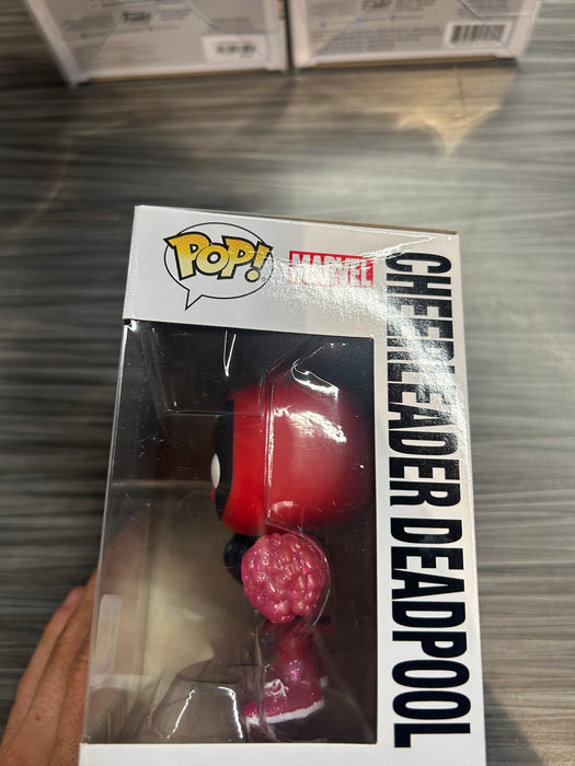 Funko POP! Deadpool: Cheerleader Deadpool [Pink Glitter] (2018 SDCC/1000 PCS)(Damaged Box) #325
